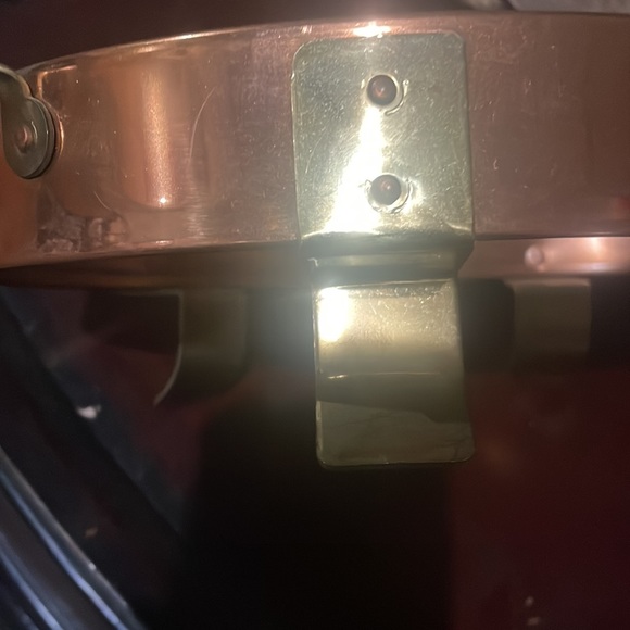 Urli with a Firestone platter pottery made of bras and copper handcrafted - Picture 5 of 6